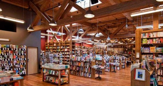 A welcome sight in the sometimes sterile setting of airports.Photo courtesy Elliott Bay Books