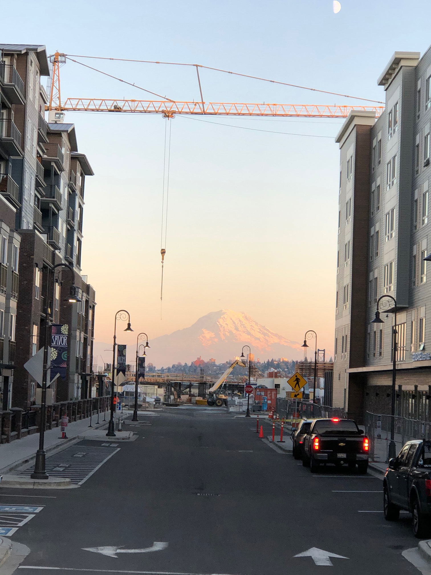 Construction cranes in Tacoma - they're not just downtown