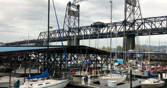 Boats under 11th Street Bridge, Photo by Morf Morford