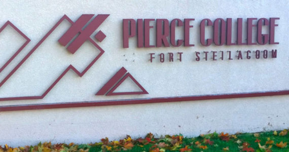 Pierce College Sign, Photo by Morf Morford