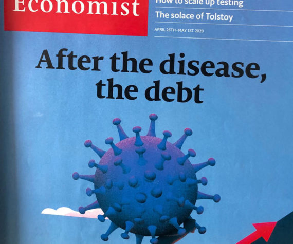 <p>Cover of The Economist, photo by Morf Morford</p>