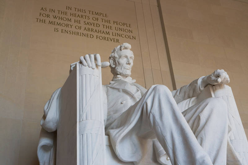 The Lincoln Memorial, image courtesy Creative Outlet