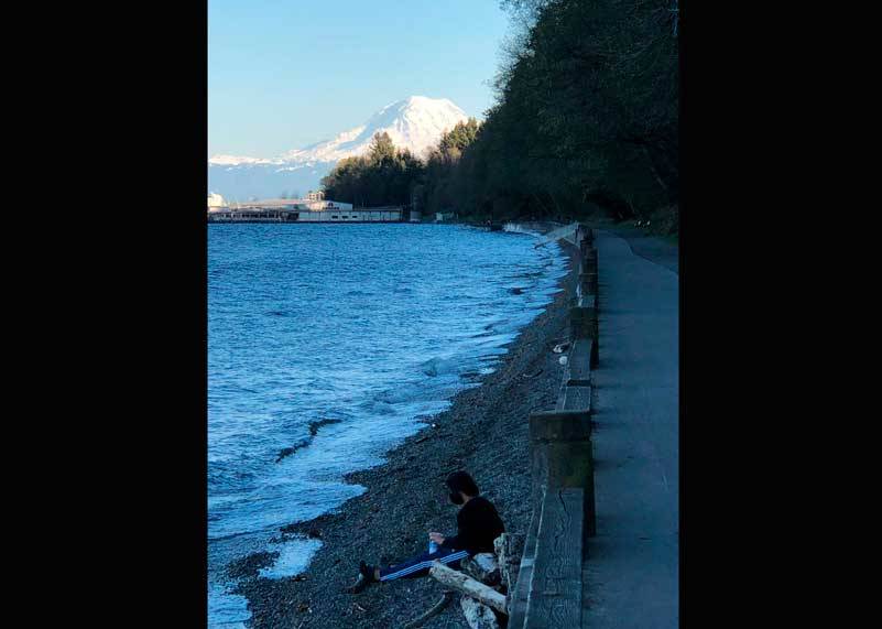 Up close and in the distance, even up in the sky, water seems to be everywhere. It’s one of the many luxuries most of us in the Northwest take for granted. (Photo by Morf Morford)