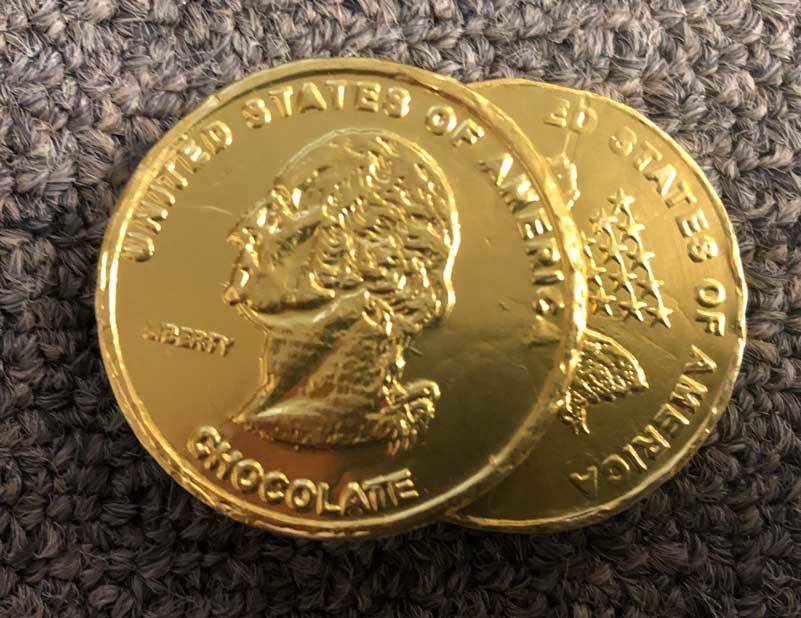 Like gold, chocolate won’t always hold its value. But you can always eat it. (Photo by Morf Morford)