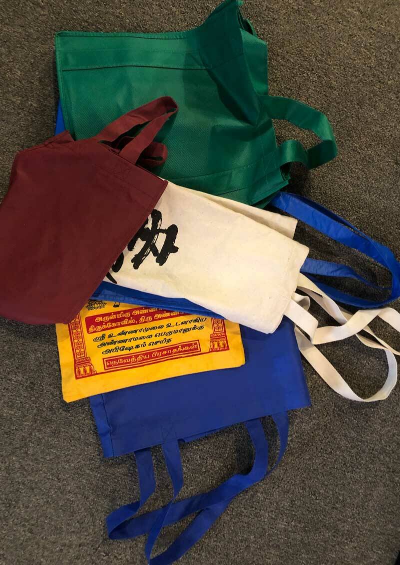 After almost two years of disruptive grocery shopping, thanks to the pandemic, it’s time to get back to using reusable bags. (Photo by Morf Morford)