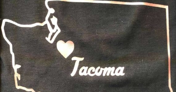Tacoma is easy to find on any state, or even national map. Just look for the little notch in the upper left corner. We are at the bottom. Photo by Morf Morford