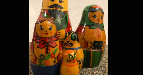 A set of Russian nesting dolls is the ultimate profile of the layers upon layers of possibility and potential within that nation and our history with them. (Photo by Morf Morford)