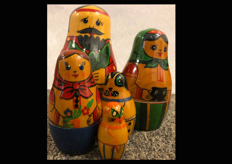 A set of Russian nesting dolls is the ultimate profile of the layers upon layers of possibility and potential within that nation and our history with them. (Photo by Morf Morford)