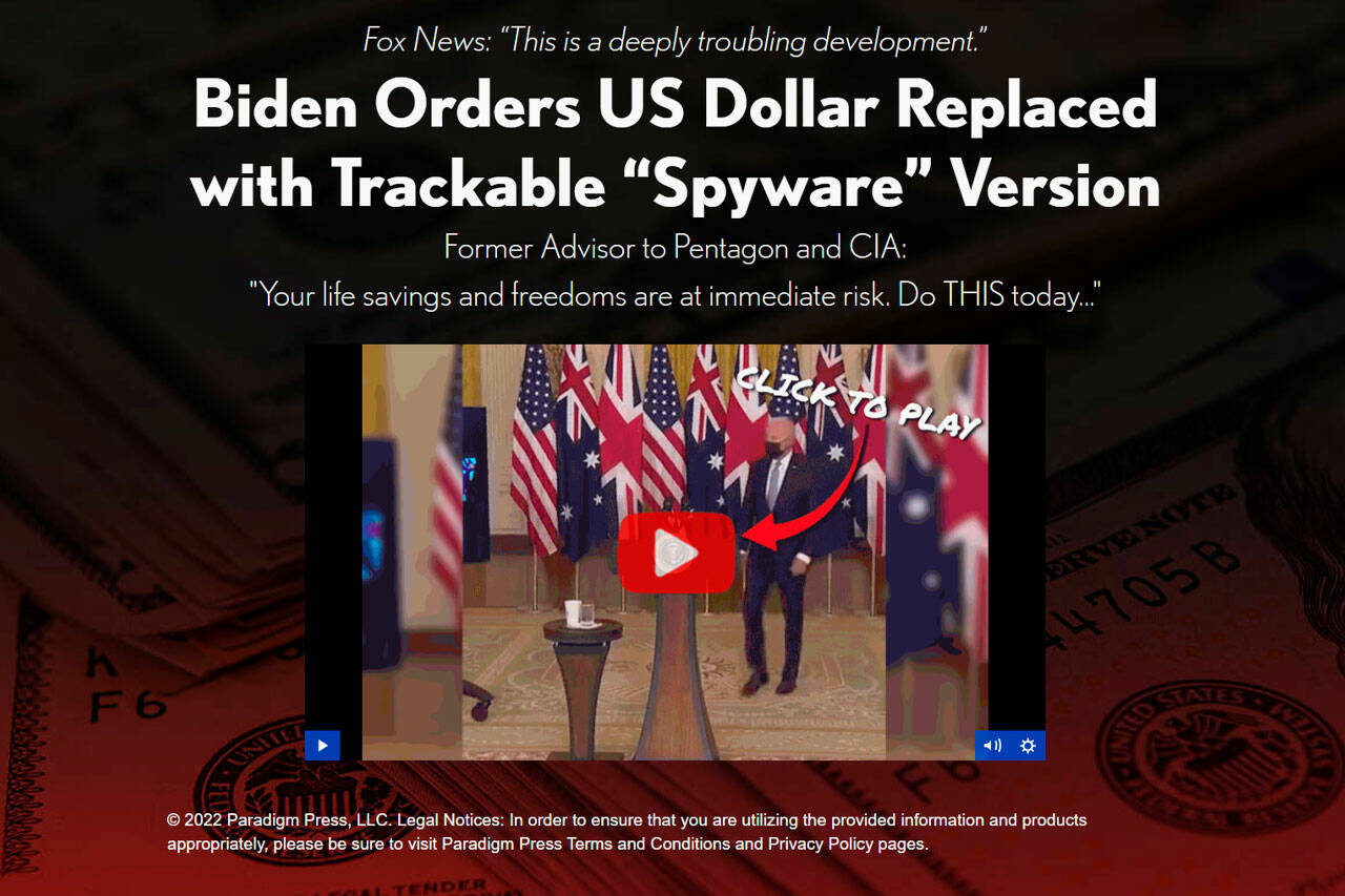 Jim Rickards Strategic Intelligence Biden Bucks Review Tacoma Daily 