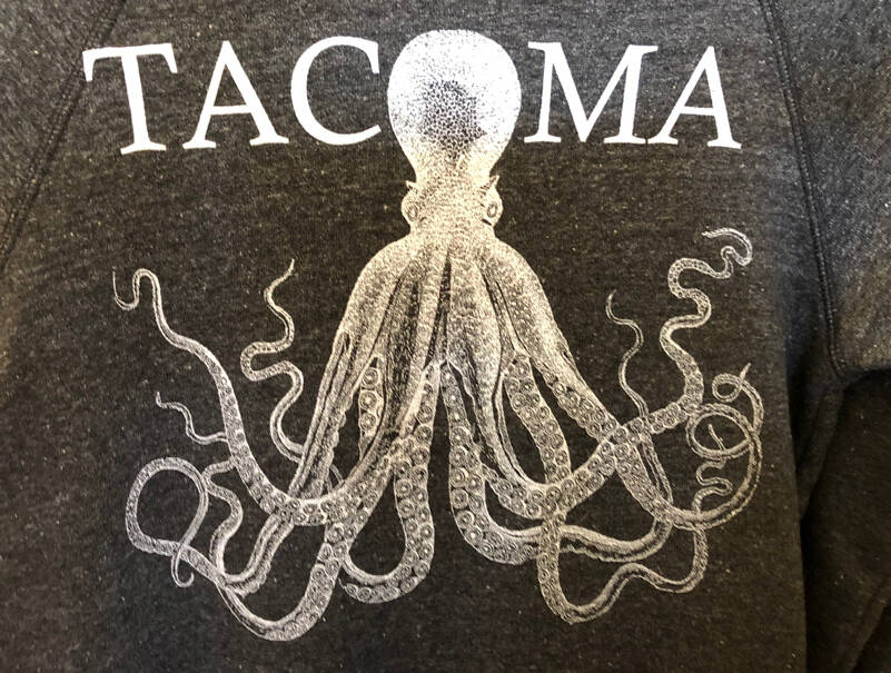 If Tacoma had a mascot, the octopus would be ideal: elusive, hovering in the deeps, from tiny to massive, shrouded in mystery and legend, resistant to definition and captivity and with many hands reaching. (Photo by Morf Morford)