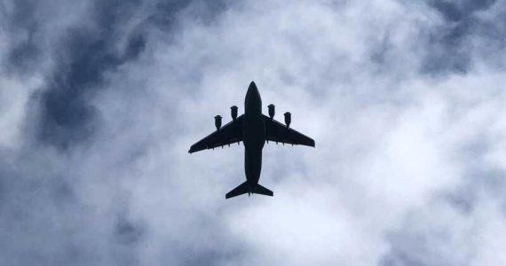 When you fly, you get a sense of what goes on in those jets that seem to hover overhead. There’s a microcosm of humanity at work in each one of them. (Photo by Morf Morford)