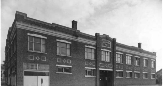 Dedicated in March of 1923, Normanna Hall is still in use. Photo courtesy of Tacoma Public Library Richards Studio A17760-1