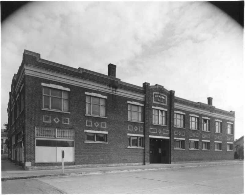 Dedicated in March of 1923, Normanna Hall is still in use. Photo courtesy of Tacoma Public Library Richards Studio A17760-1