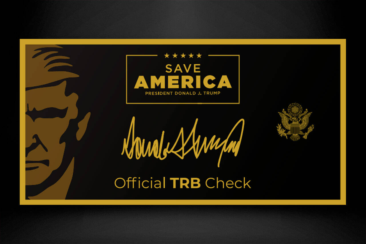 TRB Checks Review (The Patriot Check) The Official Check of Patriots |  Tacoma Daily Index