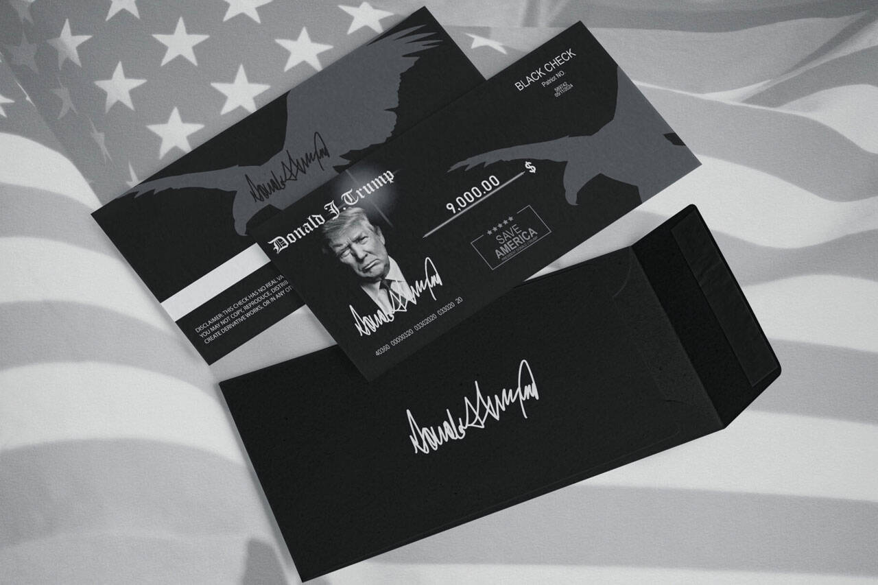 Trump black check reviews exclusive president donald j trump checks