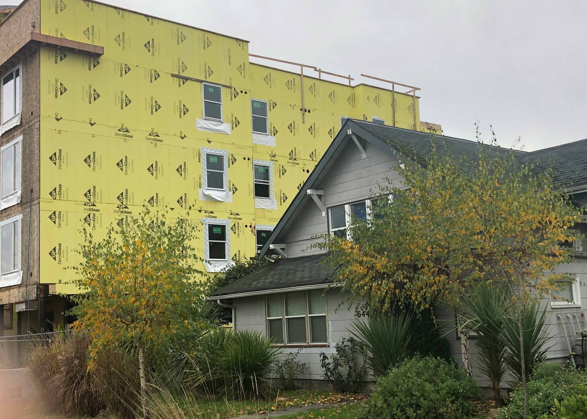 This Tacoma neighborhood is a microcosm of our national housing environment and dilemma; old and new, sprawl and density, renters and owners, all together, and all in flux. (Photo by Morf Morford)