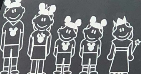 Here’s a picture of the typical American family where every boy is a superhero and every girl is a Disney princess. Parents just pay for it. (Photo by Morf Morford)