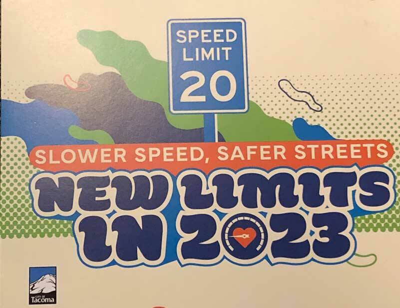 New speed limits in Tacoma for 2023