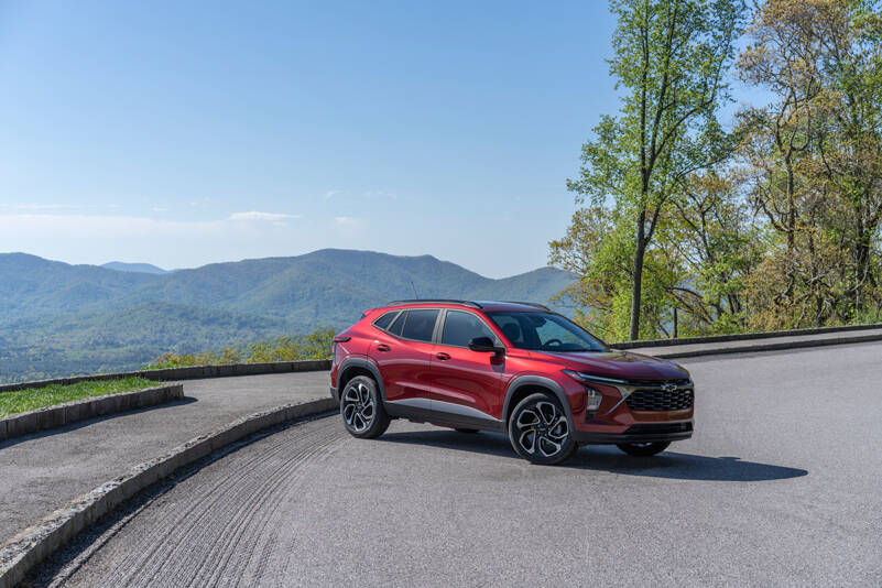 Stock photo the 2024 Chevrolet Trax, courtesy Chevrolet