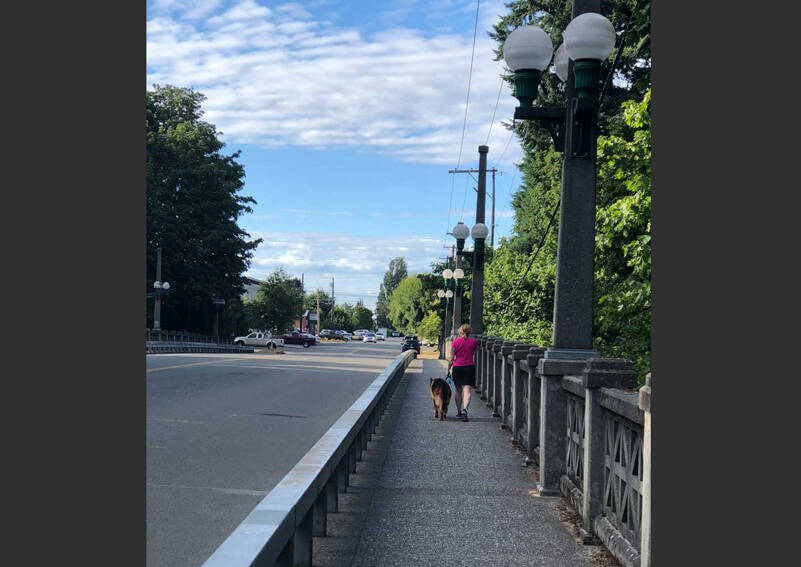 It’s not that difficult to design public thoroughfares for everyone from delivery trucks to dogs on walks. (Photo by Morf Morford)