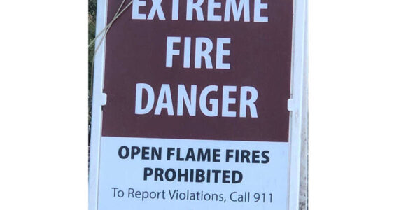 This sign seemed like an apt metaphor - if not warning - for the craziness of August 2023. (Photo by Morf Morford)