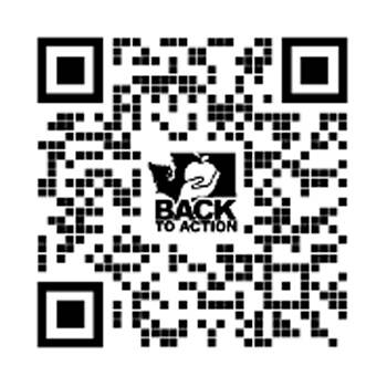 Scan the QR code for more info on volunteering.