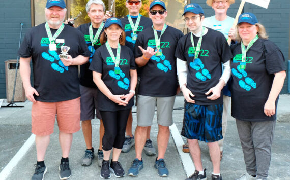 Big smiles and big energy from the 2022 Top Fundraising Team – Team SEAYOPD who raised critical funds and awareness at last year’s Northwest Optimism Walk! Image courtesy American Parkinson Disease Association (APDA) Northwest Chapter