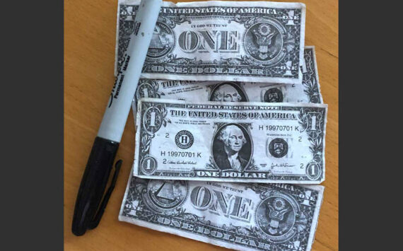Money might remain the same size, but its power grows and shrinks based on prevailing interest rates. (Photo by Morf Morford)
