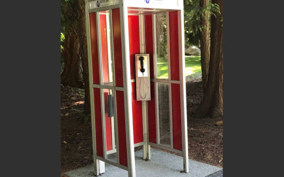 For decades, superheroes and stranded travellers sought refuge here. Standing vigil over the entrance to another era, this phone booth, like other secret passages, leads to distant places, mysteries and long lost secrets. It never pretended to be “smart”. (Photo by Morf Morford)