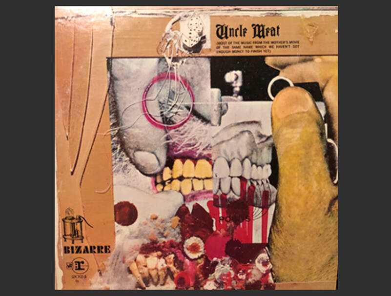 This is the cover art for the 1969 Frank Zappa double album packed with verbal and acoustic appendages and obtuse allusions. And of course featuring such non-commercial musical overtures as “Dog Breath Variations”, “Sleeping in a jar” and “The air”. (Photo by Morf Morford)