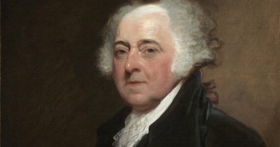 Gilbert Stuart's portrait of John Adams. (Wikimedia Commons)