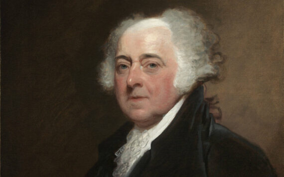 Gilbert Stuart's portrait of John Adams. (Wikimedia Commons)