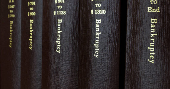Books containing the laws governing bankruptcy