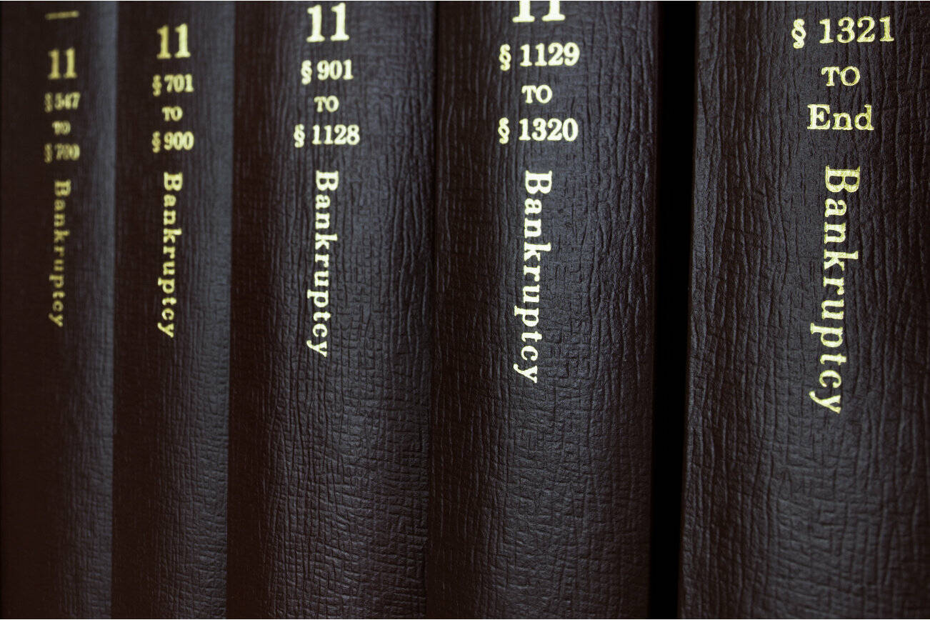 Books containing the laws governing bankruptcy