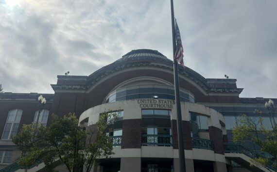 The federal courthouse in Tacoma. (Photo by Jake Goldstein-Street/Washington State Standard)