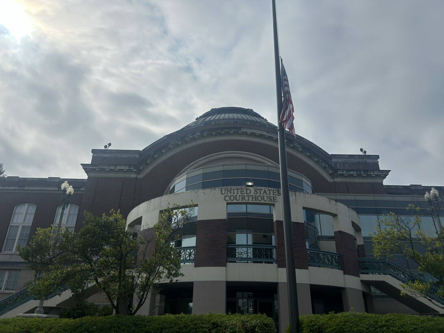 The federal courthouse in Tacoma. (Photo by Jake Goldstein-Street/Washington State Standard)