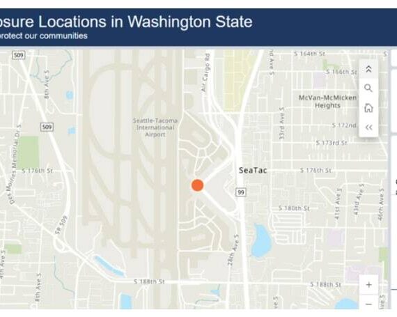 A look at the Department of Healths measles tracker. Screenshot