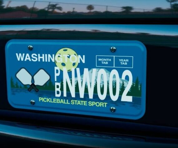 Pickleball gets its own Washington license plate