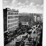 One of many vintage postcards on display at the Tacoma Historical Society's exhibit center. (PHOTO BY TODD MATTHEWS)
