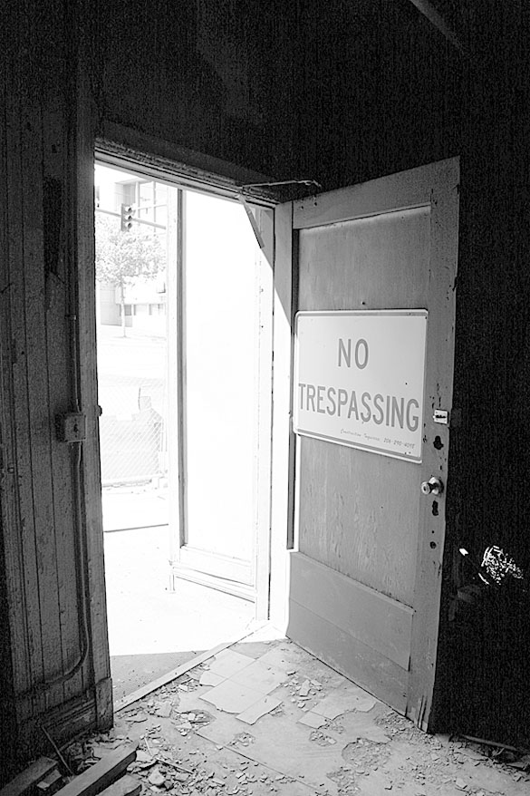 Abandoned for more than two decades, the six-story Luzon Building has seen better days. Downtown Tacoma-based Gintz Group hopes the building's natural light and large floor plans will appeal to tenants once a $7.5 million renovation is complete. (PHOTO BY WHITNEY RHODES)