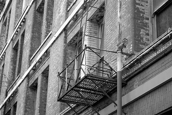 Abandoned for more than two decades, the six-story Luzon Building has seen better days. Downtown Tacoma-based Gintz Group hopes the building's natural light and large floor plans will appeal to tenants once a $7.5 million renovation is complete. (PHOTO BY TODD MATTHEWS)