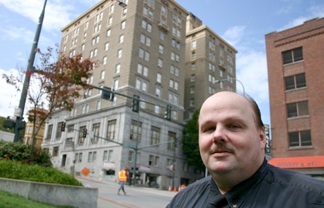 "Parts of the Winthrop are bad, parts aren't," says Winthrop resident David Allen. "Just like every city. Some parts of some cities are bad and run-down, some parts are really good." (PHOTO BY TODD MATTHEWS)