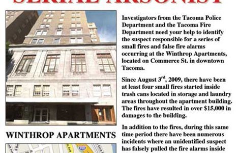 Crime Stoppers offers $1,000 reward for Winthrop serial arsonist