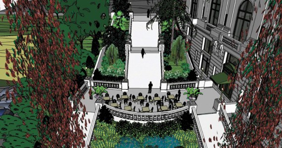 Spanish Steps landscape designs. (IMAGES COURTESY CITY OF TACOMA)