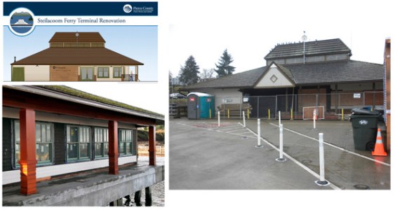 Steilacoom Ferry Terminal renovation. (PHOTOS COURTESY PIERCE COUNTY)