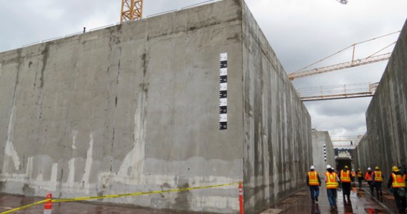 On Friday, crews prepared for the float out of the first cycle of SR 520 pontoons in Tacoma The depth meter will tell crews how deep the water is in the basin and how deep the pontoon sits in the water.