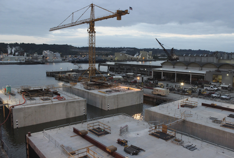 SR 520 Pontoons: Skilled crews, high tides help move major project through Tacoma tide flats