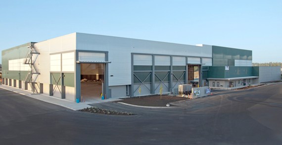 Tacoma Solid Waste Management Recovery & Transfer Center. (PHOTO COURTESY CHG BUILDING SYSTEMS)