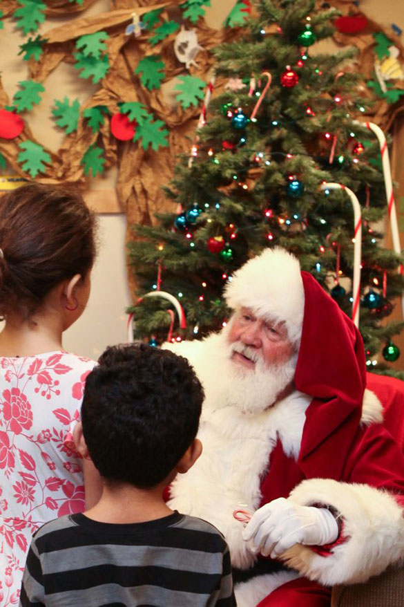 The Tacoma Sunrise Rotary Club hosted its annual Santa's Breakfast in the Hilltop neighborhood on Saturday. This free community event featured a pancake breakfast, crafts, face painting, a balloon room and a picture taken with Santa. Tacoma Goodwill provided families with a book and stuffed animal to take home. (PHOTO COURTESY TACOMA GOODWILL)