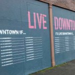 A vacant building in the heart of downtown Tacoma will soon boast an artistic mural that aims to promote the city center. (PHOTO COURTESY DOWNTOWN ON THE GO)